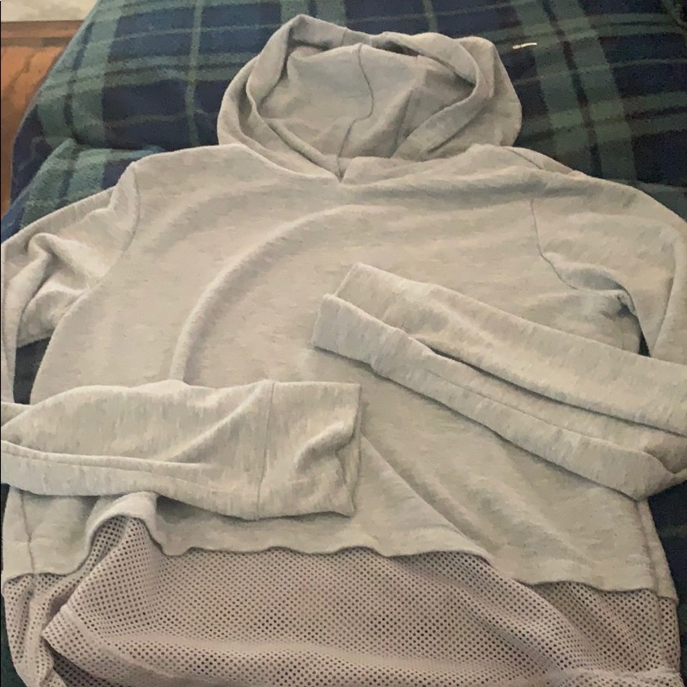 Gray hoodie